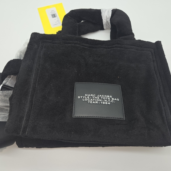 Marc Jacobs Black and White Tote Bag - Terry Cloth - Picture 2 of 7